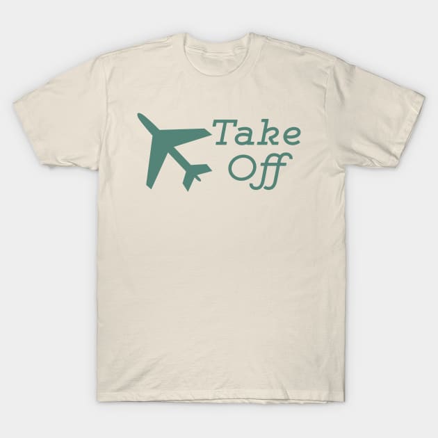 Take Off Airplane T-Shirt by JakeRhodes